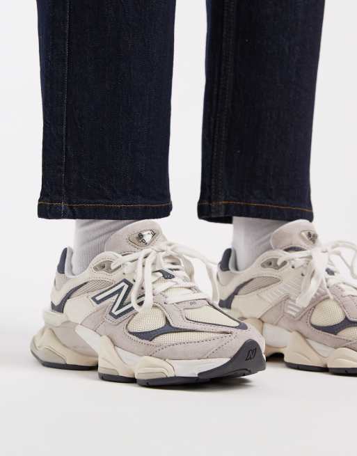 New Balance – 9060 – Grå och marinblå sneakers, 5 av 5