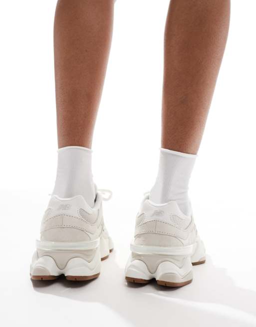 New Balance 9060 in beige with leopard print detail - Exclusive to ASOS