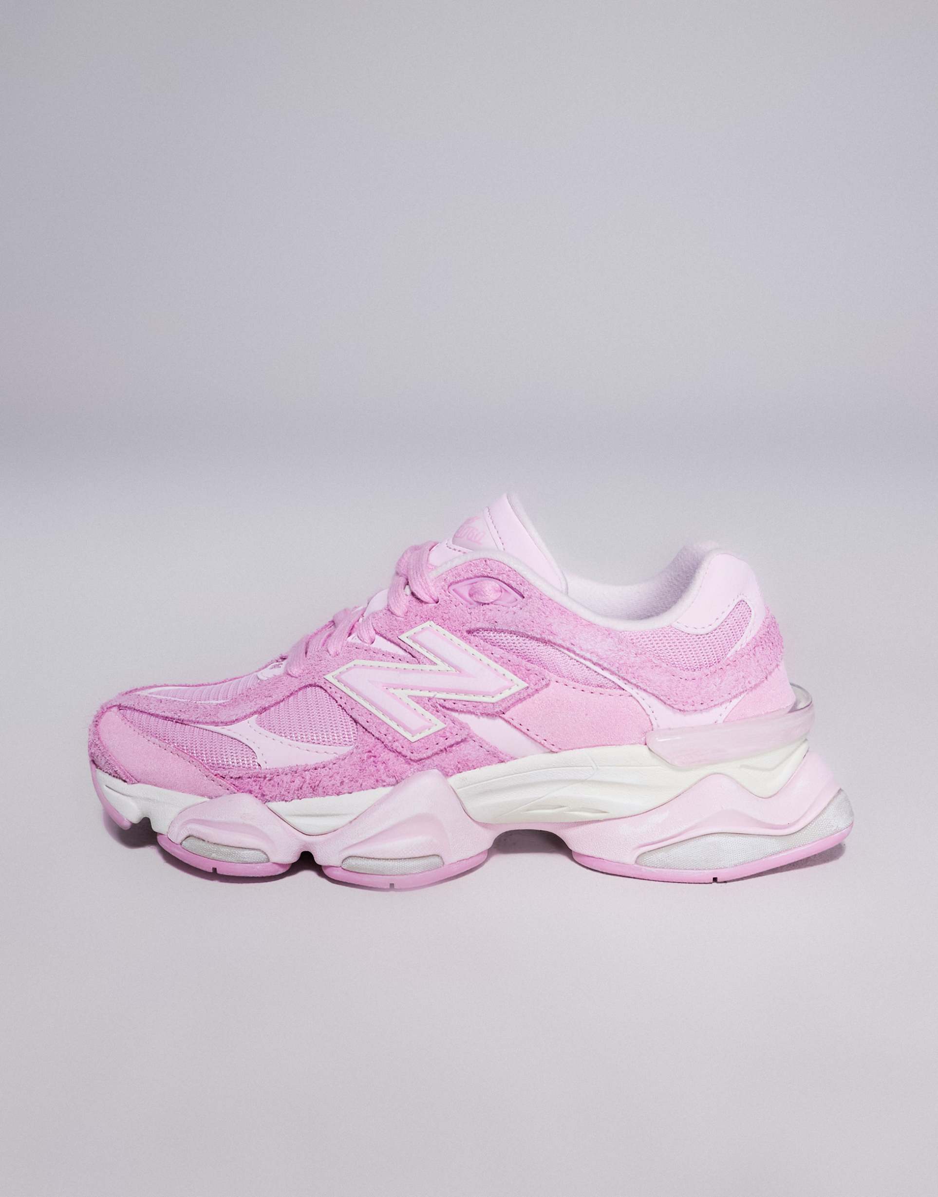 new balance 9060 overdye sneakers in pink - exclusive to asos