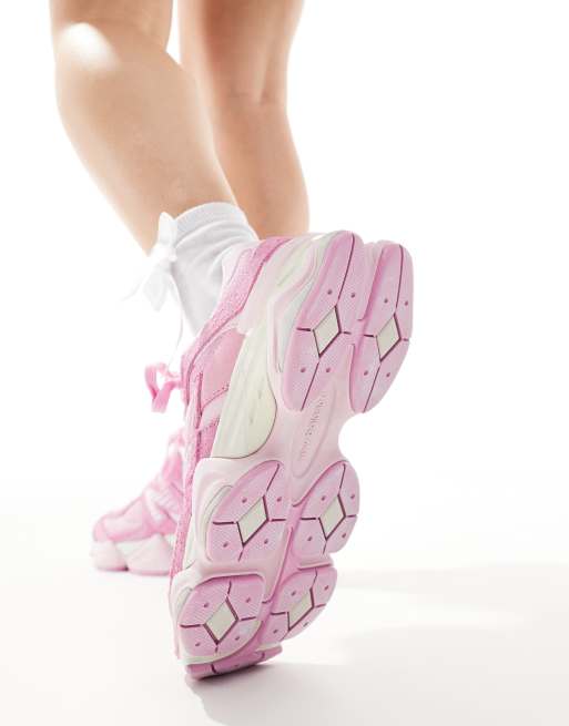 New Balance 9060 overdye trainers in pink - exclusive to ASOS