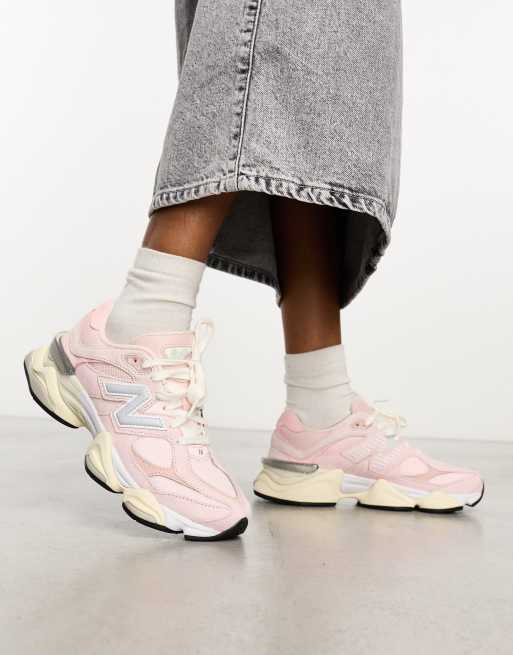 New Balance – 9060 – Rosa sneakers, 3 av 4