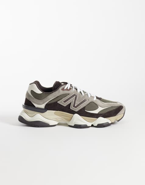 New Balance 9060 sneaker in brown multi - view 1