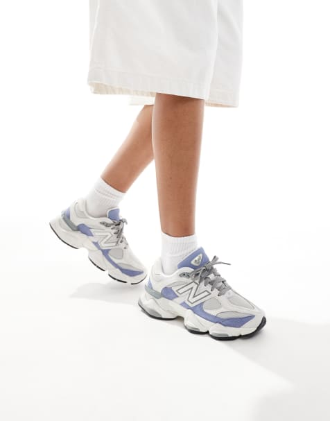 ​​​​​​​New Balance – 9060 – Sneaker in Grau und Blau - view 1