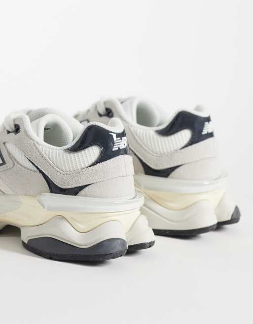 New Balance 9060 sneaker in white and black, 2 of 5
