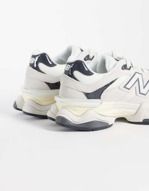 New Balance 9060 Sneaker in Wollweiß und Grau, 5 von 5