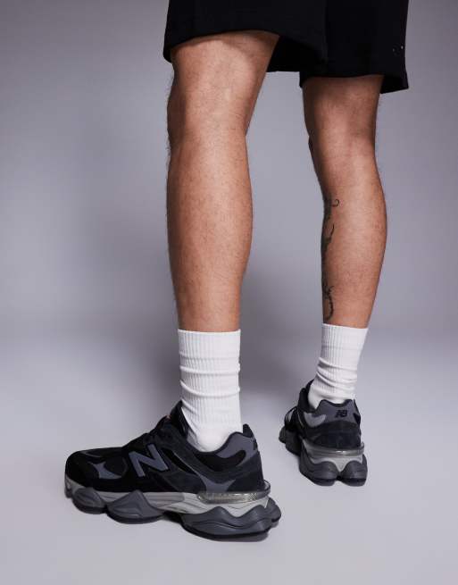 New Balance - 9060 - Sneakers i sort og mørkegrå, 4 af 4