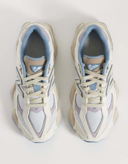 New Balance - 9060 - Sneakers in beige en lichtblauw, 3 van 5