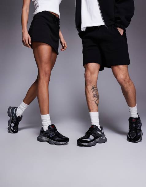 New Balance 9060 sneakers in black and dark gray - view 1