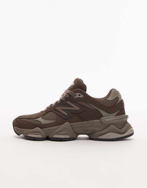 New Balance 9060 sneakers in brown, 2 of 5