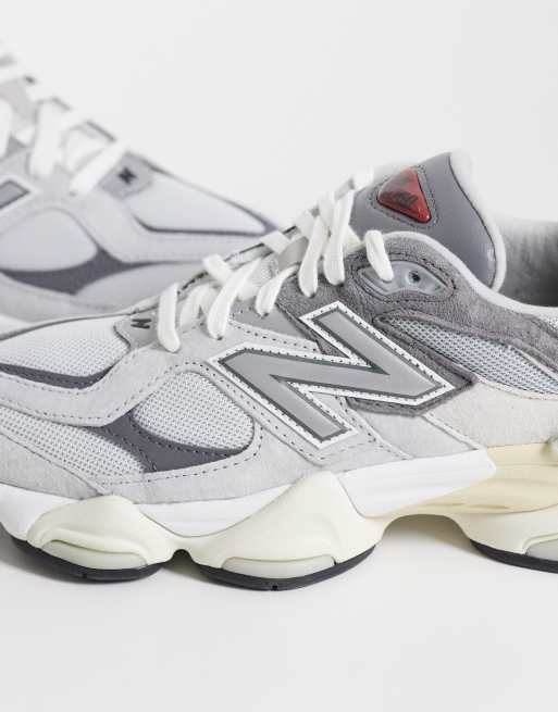 New Balance 9060 sneakers in grey multi, 4 of 5