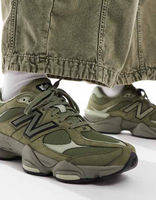 New Balance 9060 trainers in khaki