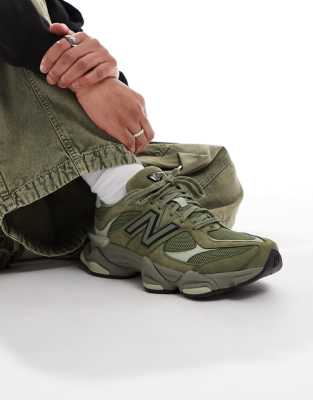 New Balance 9060 trainers in khaki