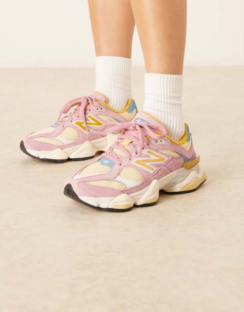 New Balance 9060 sneakers in pink and multi - view 1