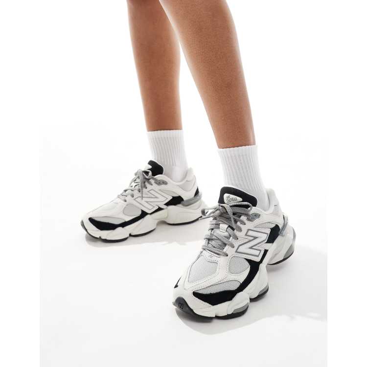 New Balance 9060 sneakers in white and black | ASOS