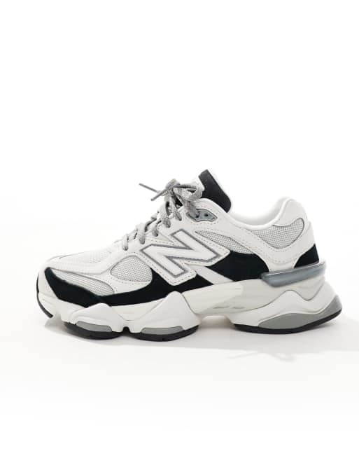【関税&送料込】New Balance 9060 White Black Low Sneaker New Balance 9060 sneakers in white and black | ASOS