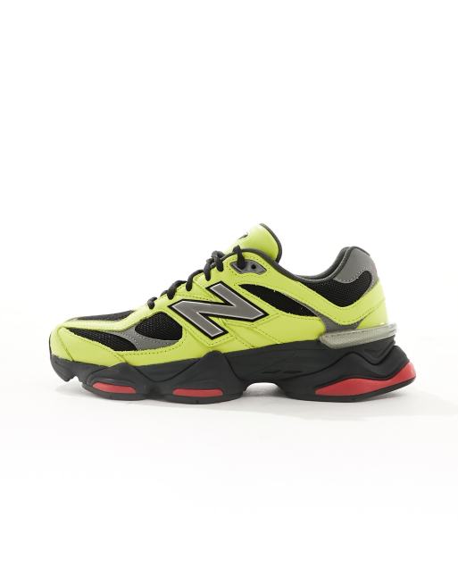 New Balance 9060 sneakers in yellow, 2 of 5