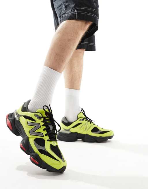 New Balance 9060 sneakers in yellow, 3 of 5