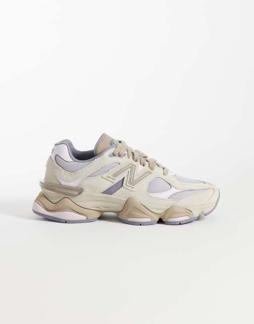 New Balance - 9060 - Sneakers marroni con dettaglio blu, 1 di 5