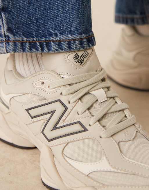 New Balance 9060 trainers in beige , 4 of 5