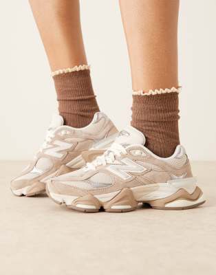  9060 trainers  and beige