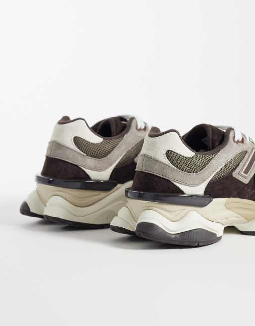 New Balance 9060 trainers in brown, 2 of 5