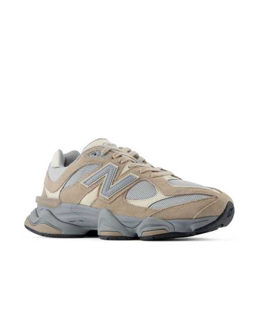 New Balance 9060 trainers in driftwood, 2 of 7