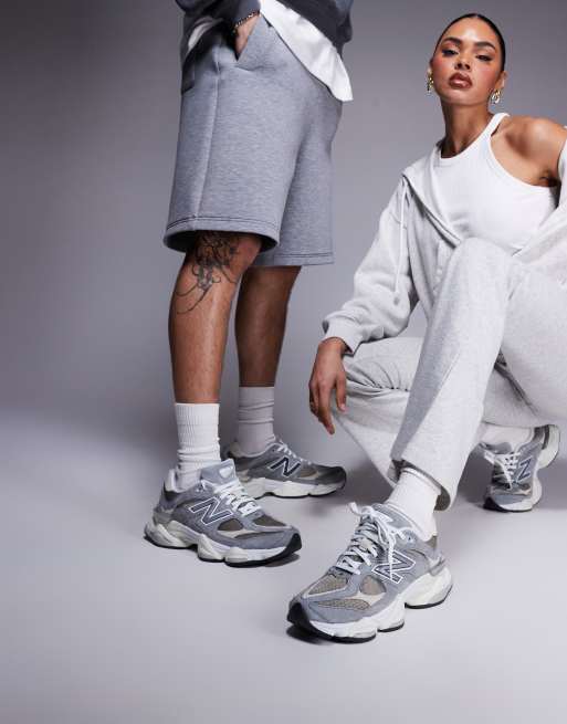New Balance 9060 trainers in grey and stone