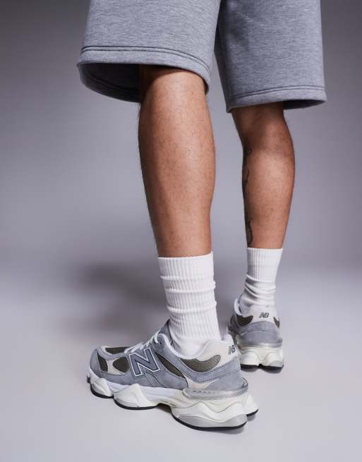 New Balance 9060 trainers in grey and stone
