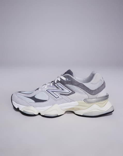 New Balance 9060 trainers in grey multi - view 2