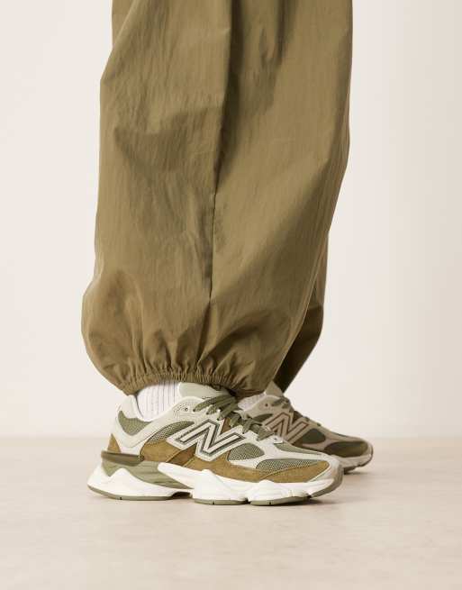 New Balance 9060 trainers in khaki, 5 of 5