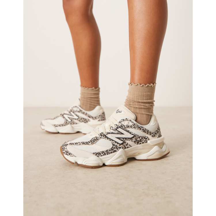 New Balance 9060 trainers in leopard print Exclusive to ASOS ASOS