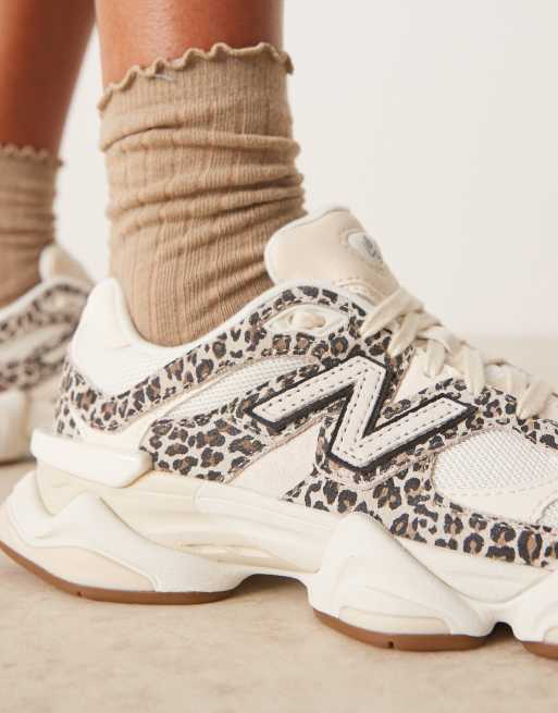 New Balance 9060 trainers in leopard print Exclusive to ASOS ASOS
