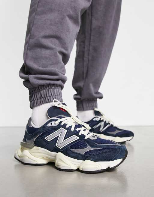 New Balance 9060 trainers in navy and off white | ASOS