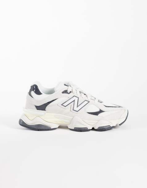 New Balance 9060 trainers in off-white and grey - view 1