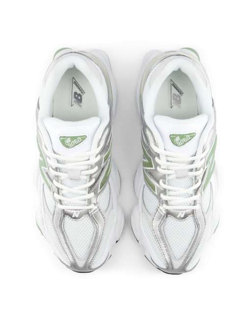 New Balance 9060 trainers in white, 3 of 4