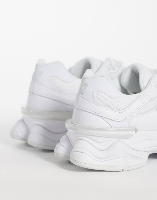 New Balance - 9060 - Unisex - Sneakers i tredobbelt hvid, 2 af 5