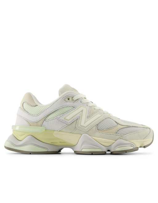 New Balance 9060 unisex sneakers in all white