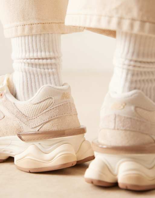 New Balance 9060 unisex trainers in beige