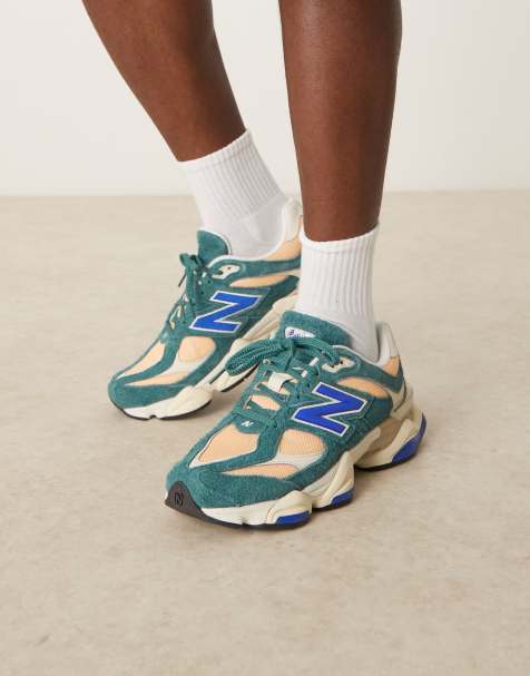 New Balance 9060 unisex sneakers in multi with blue detail - view 1