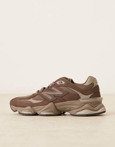 New Balance 9060 unisex trainers in chocolate brown - view 2