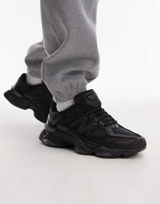 New Balance 9060 unisex trainers in triple black | ASOS