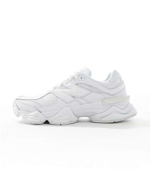 New Balance 9060 trainers in triple white