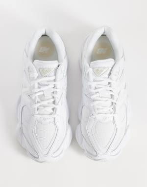 New Balance 9060 unisex trainers in triple white