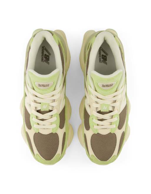 New Balance 9060r sneakers in dry lime, 4 van 4
