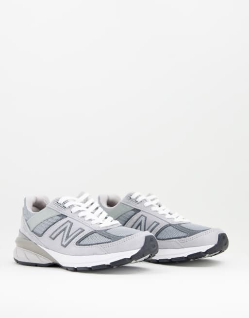 New Balance 990 V5 Made in US sneakers in gray ASOS