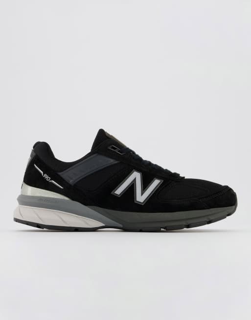 New Balance 990v5 Made in US sneakers in black | ASOS