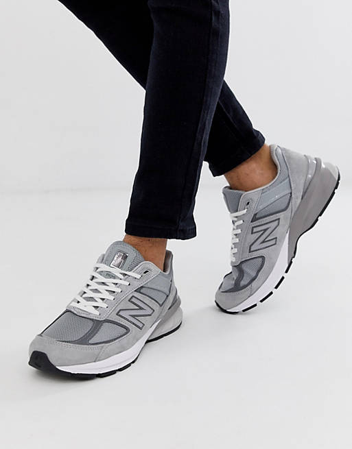 New Balance 990v5 Made in US sneakers in gray | ASOS