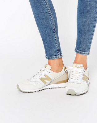 new balance gold trainers