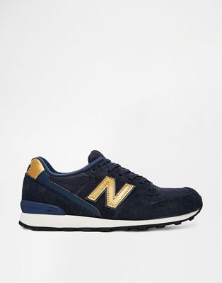 new balance 996 suede gold trainers
