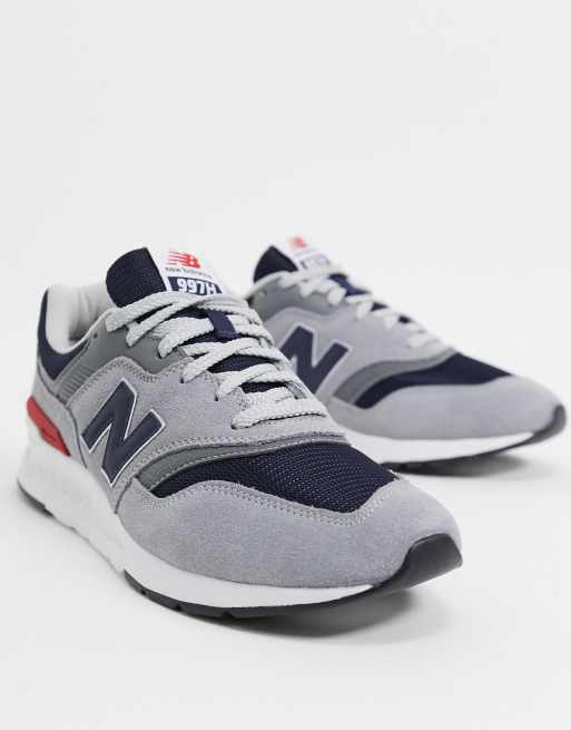 New Balance 997 trainers in navy and grey | ASOS